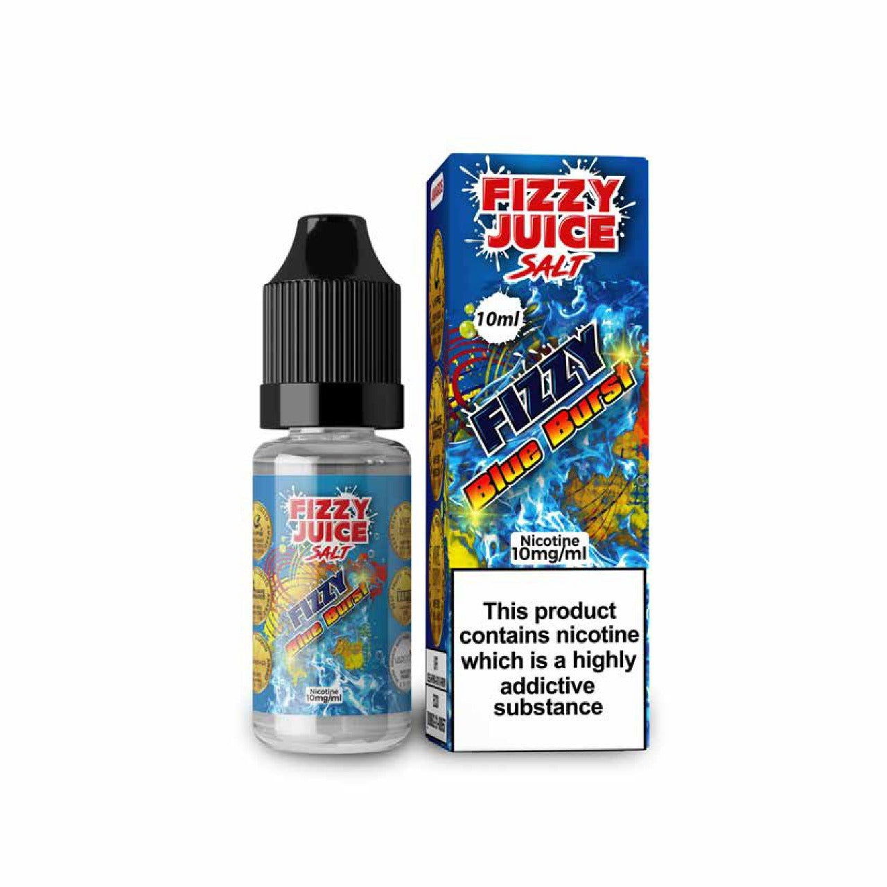 Blue Burst Nic Salt E-Liquid by Fizzy Juice - Shop Vapour