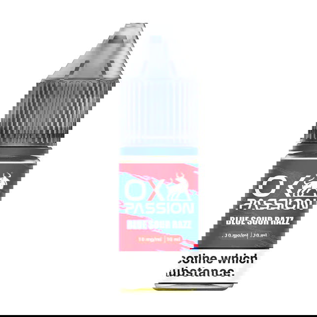 Blue Sour Razz OX Passion Nic Salt E-Liquid by Oxva - Shop Vapour