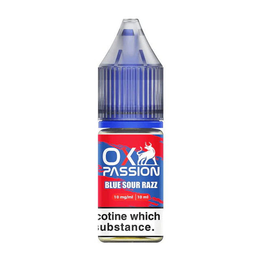 Blue Sour Razz OX Passion Nic Salt E-Liquid by Oxva - Shop Vapour