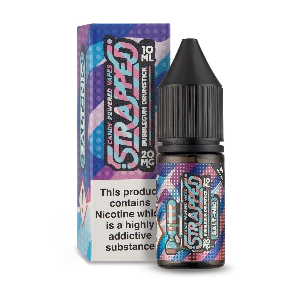 Bubblegum Drumstick Nic Salt E-Liquid by Strapped - Shop Vapour