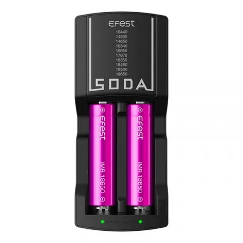 Efest Soda Dual Slot Battery Charger - Shop Vapour