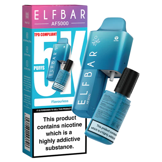 Flavourless Elf Bar AF5000 Disposable Vape - Shop Vapour
