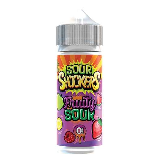 Fruity Sour 100ml Shortfill E-Liquid by Sour Shockers - Shop Vapour