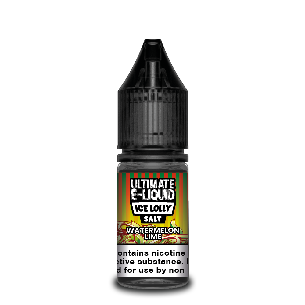 Ice Lolly Watermelon Lime Nic Salt E-liquid by Ultimate Juice - Shop Vapour