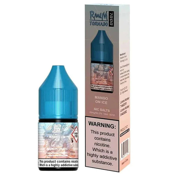 RandM Tornado 7000 Nic Salt E-Liquid 20mg - Box of 10