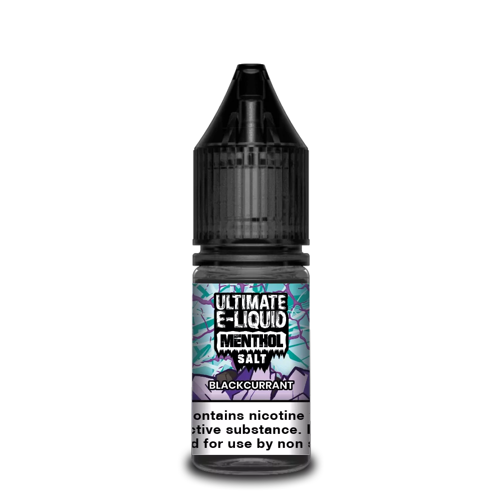 Menthol Blackcurrant Nic Salt E-liquid by Ultimate Juice - Shop Vapour