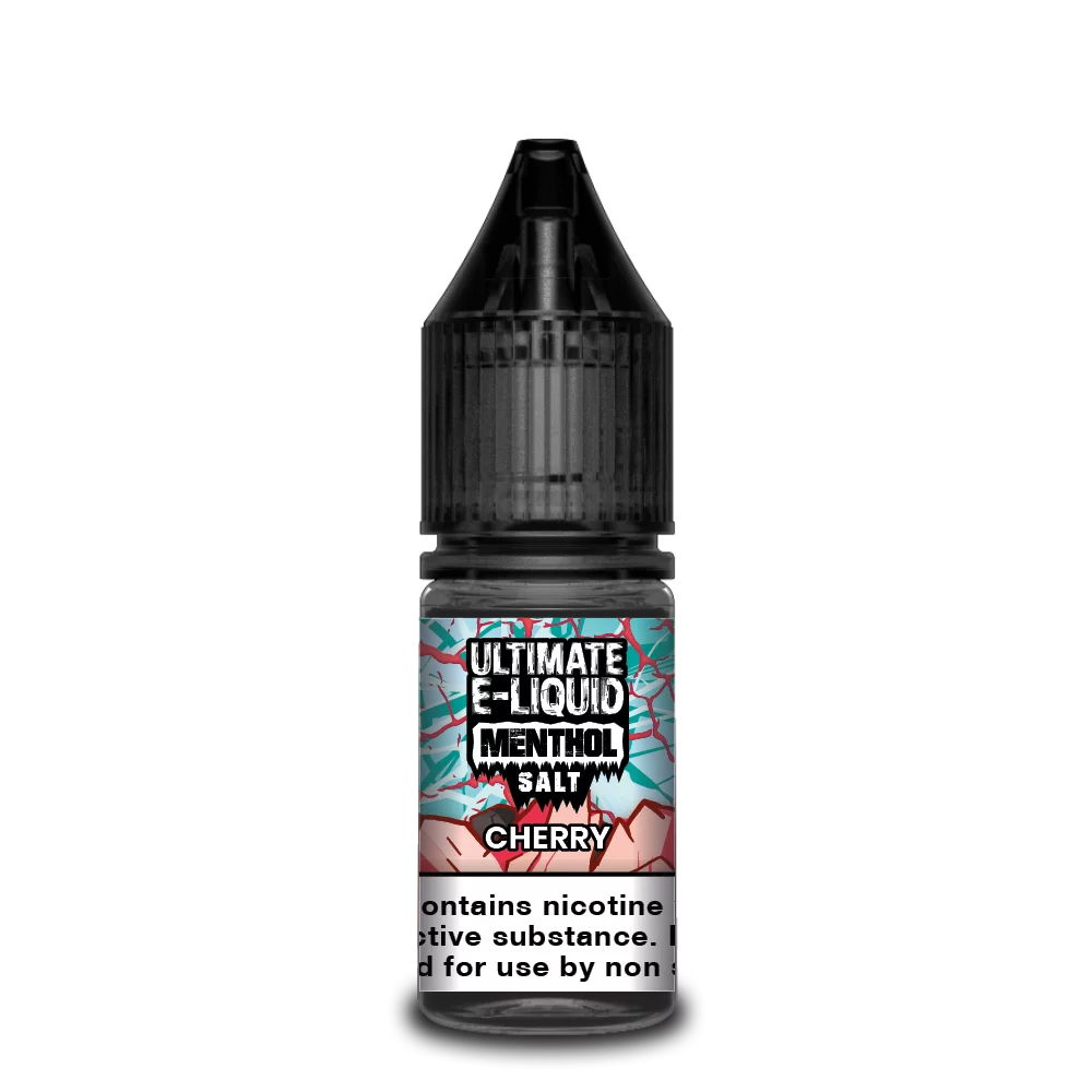 Menthol Cherry Nic Salt E-liquid by Ultimate Juice - Shop Vapour