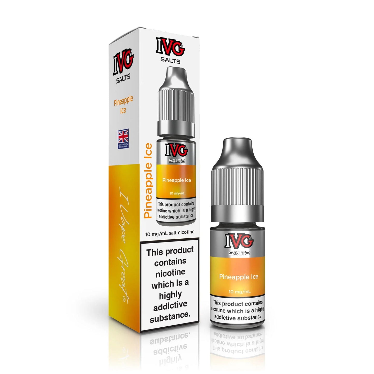 Pineapple Ice Nic Salt E-Liquid by IVG - Shop Vapour