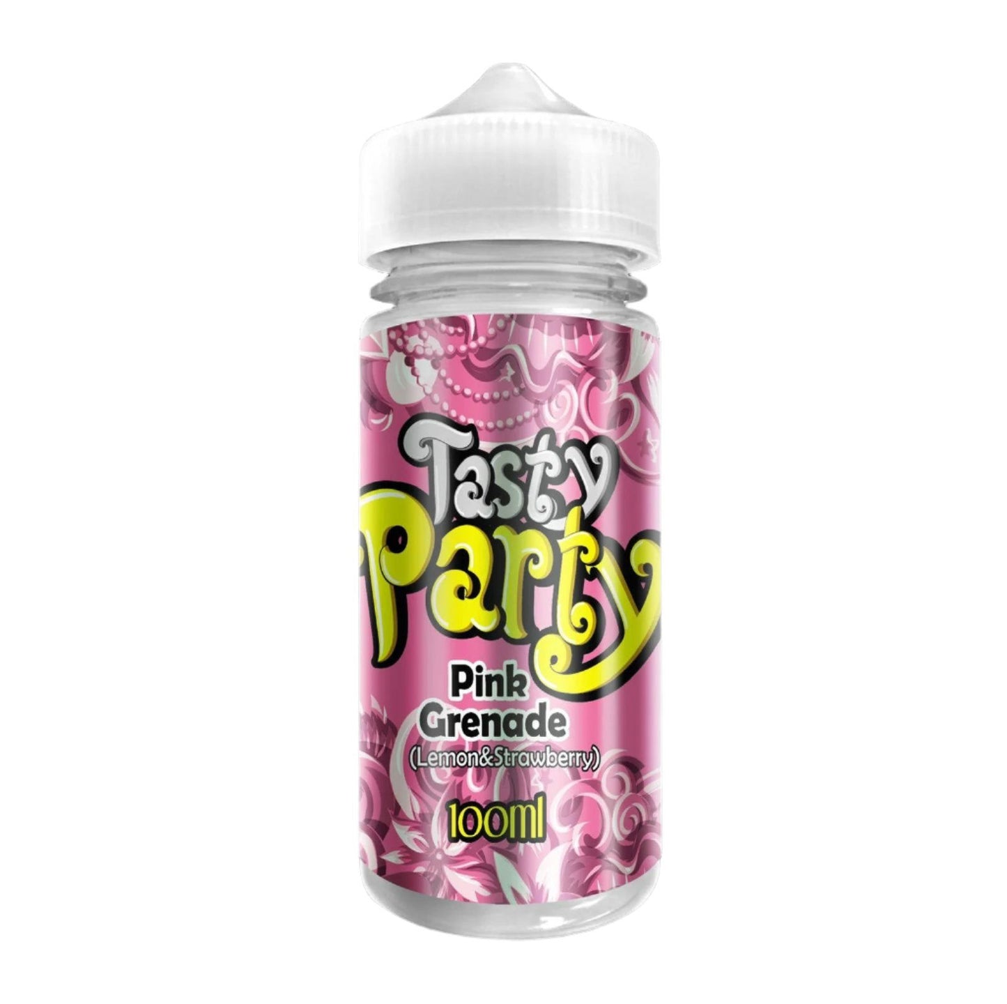 Pink Grenade 100ml Shortfill E-Liquid by Tasty Party - Shop Vapour