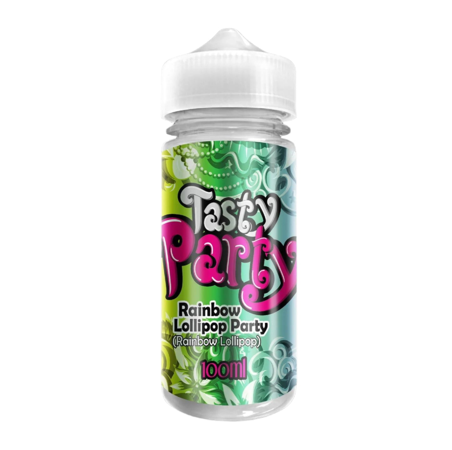 Rainbow Lollipop Party 100ml Shortfill E-Liquid by Tasty Party - Shop Vapour