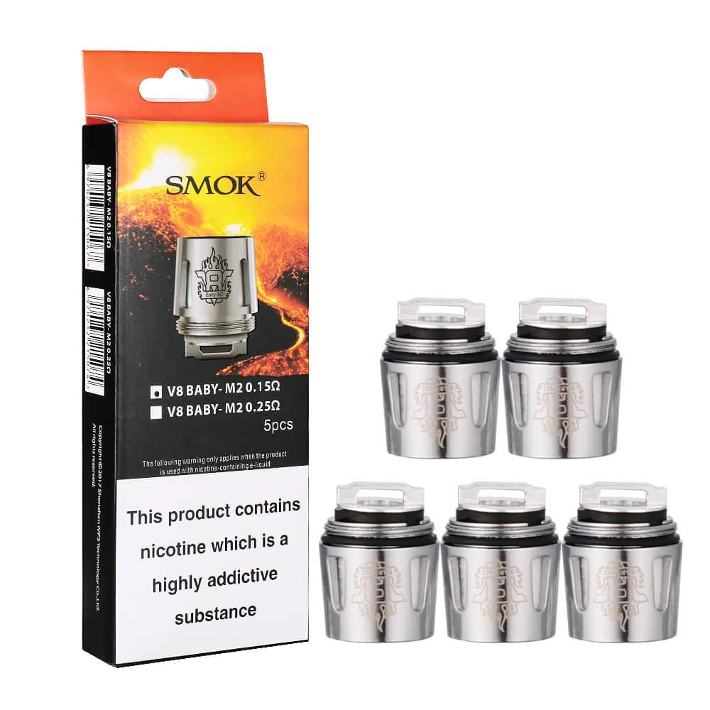 Smok V8 Baby M2 Vape Coils - Shop Vapour