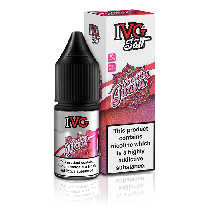 Sparkling Guava 10ml Nic Salt E-Liquid by IVG - Shop Vapour