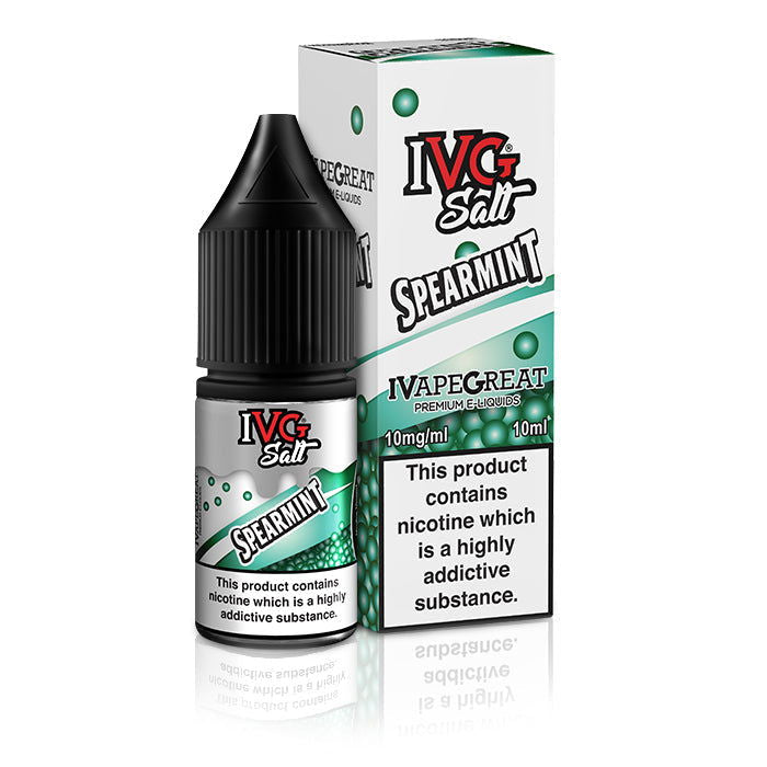 Spearmint Nic Salt E-Liquid by IVG Salts - Shop Vapour