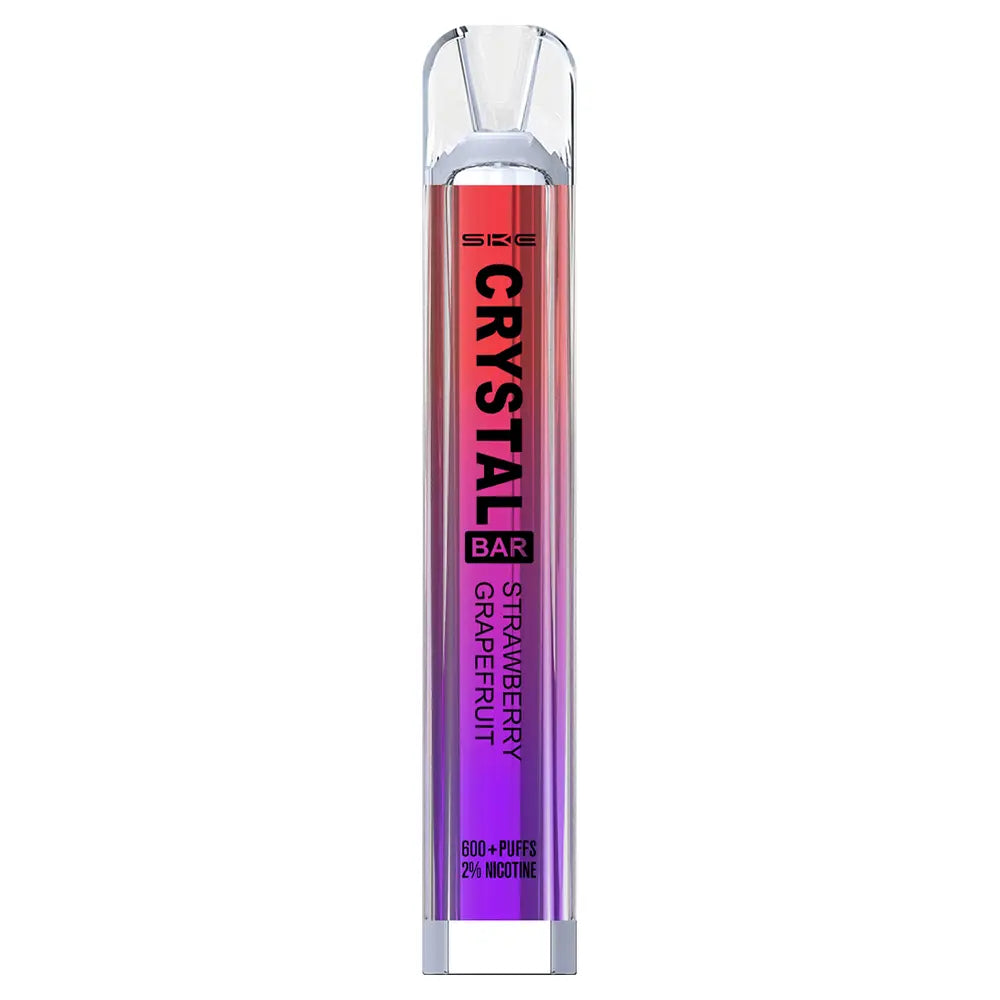 Strawberry Grapefruit SKE Crystal Bar 600 Disposable Vape - Shop Vapour