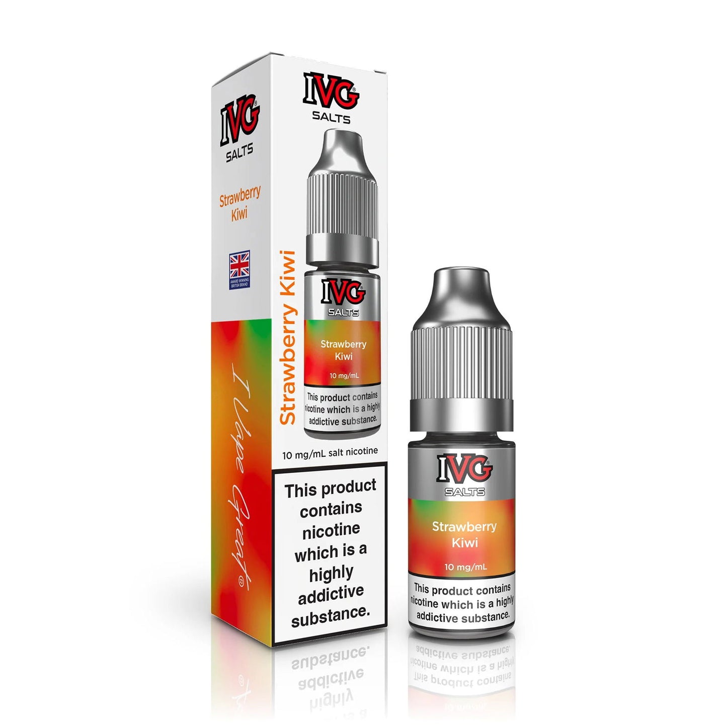 Strawberry Kiwi Nic Salt E-Liquid by IVG - Shop Vapour