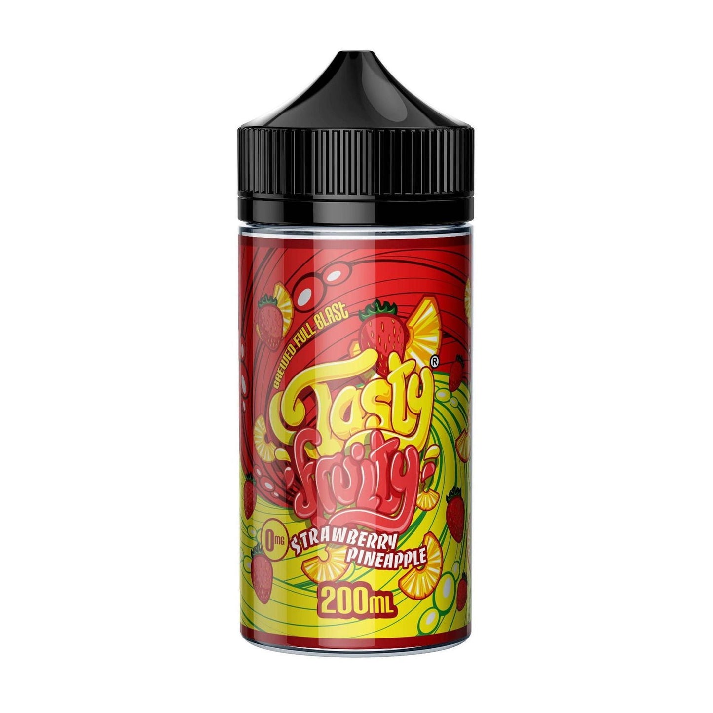 Strawberry Pineapple 200ml Shortfill E-Liquid by Tasty Fruity - Shop Vapour
