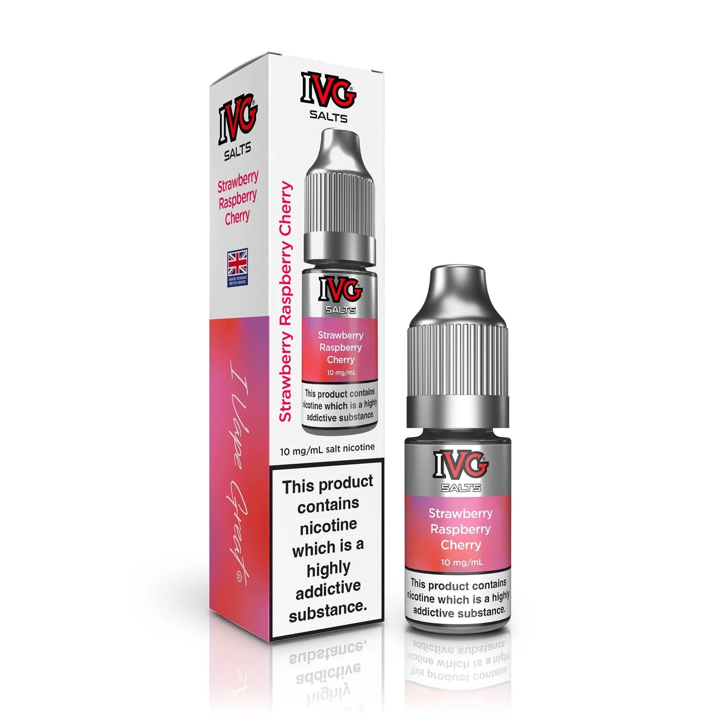 Strawberry Raspberry Cherry Nic Salt E-Liquid by IVG - Shop Vapour