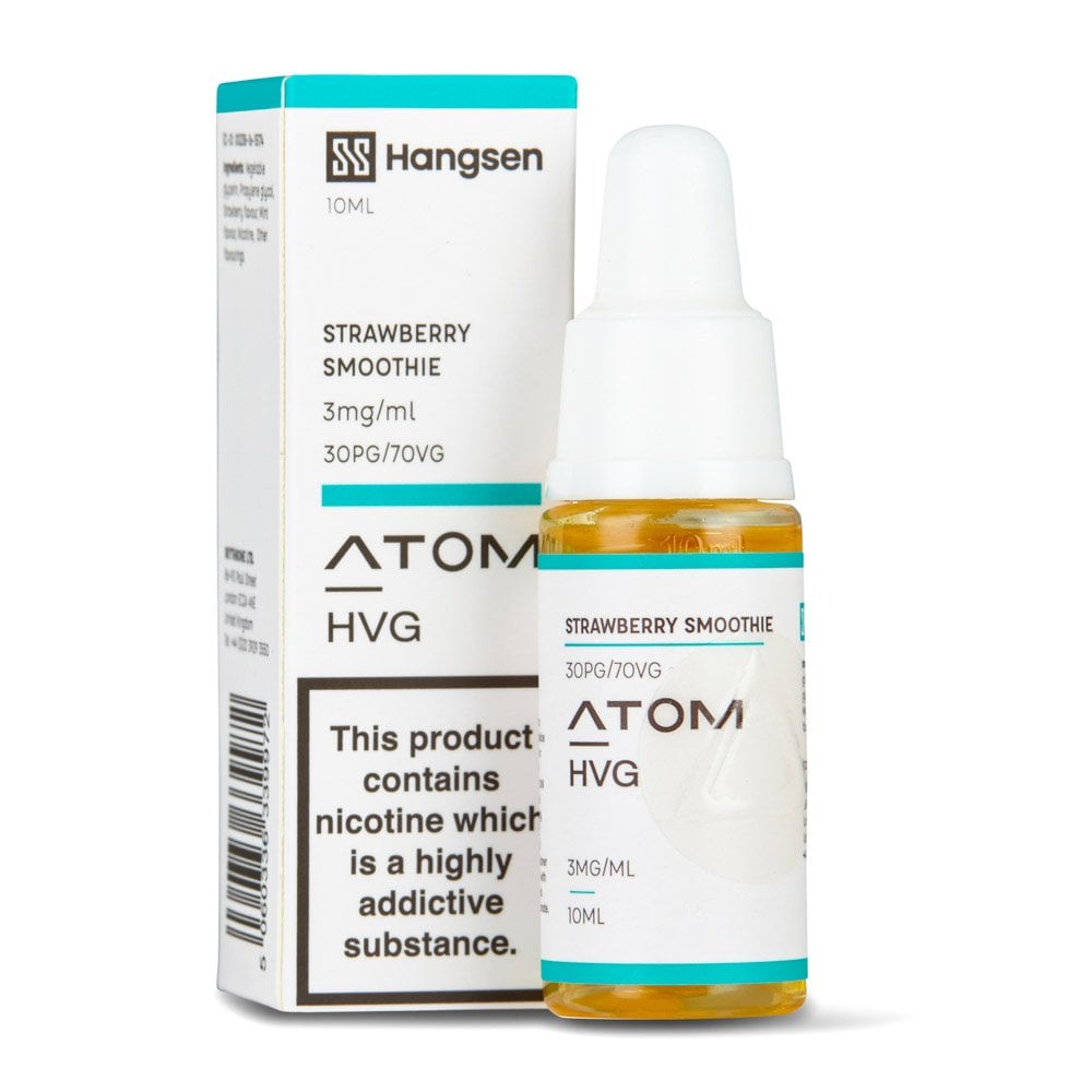 Strawberry Smoothie Nic Salt E-Liquid by Hangsen Atom - Shop Vapour