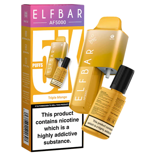 Triple Mango Elf Bar AF5000 Disposable Vape - Shop Vapour