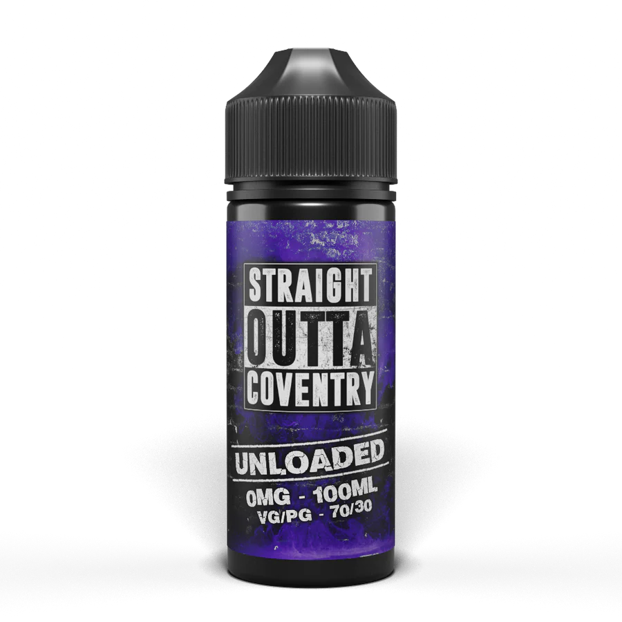 Unloaded 100ml Shortfill E-Liquid by Straight outta Coventry - Shop Vapour