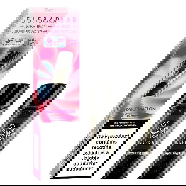 Watermelon Elfa Pro Prefilled Pods by Elf Bar - Shop Vapour