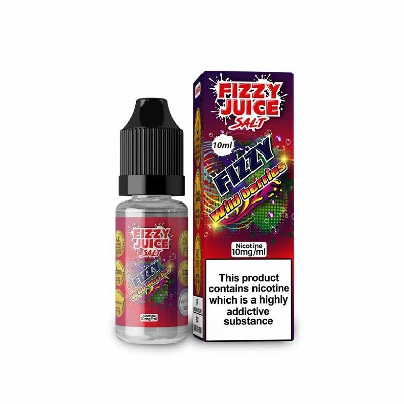 Wild Berries Nic Salt E-Liquid by Fizzy Juice - Shop Vapour