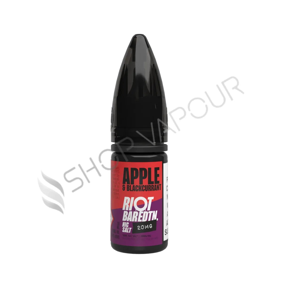 Apple & Blackcurrant Nic Salt E-Liquid by Riot Bar Edition