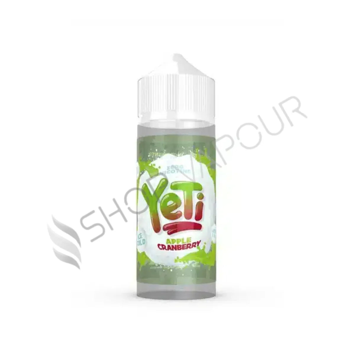 Apple Cranberry 100ml Shortfill E-Liquid by Yeti Ice
