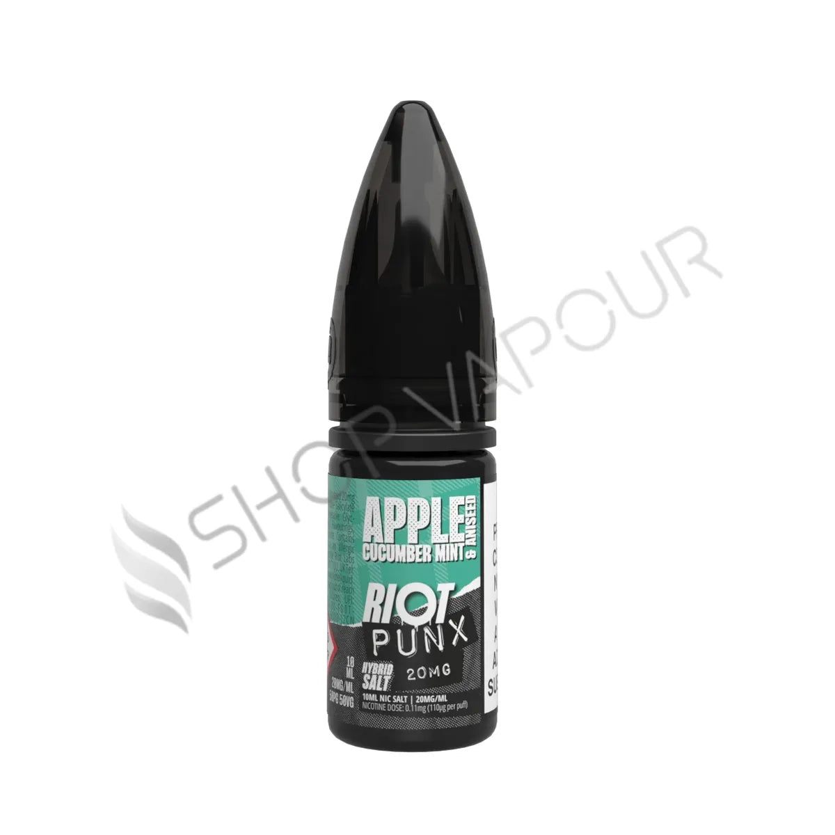 Apple, Cucumber, Mint & Aniseed Nic Salt E-Liquid by Riot Punx