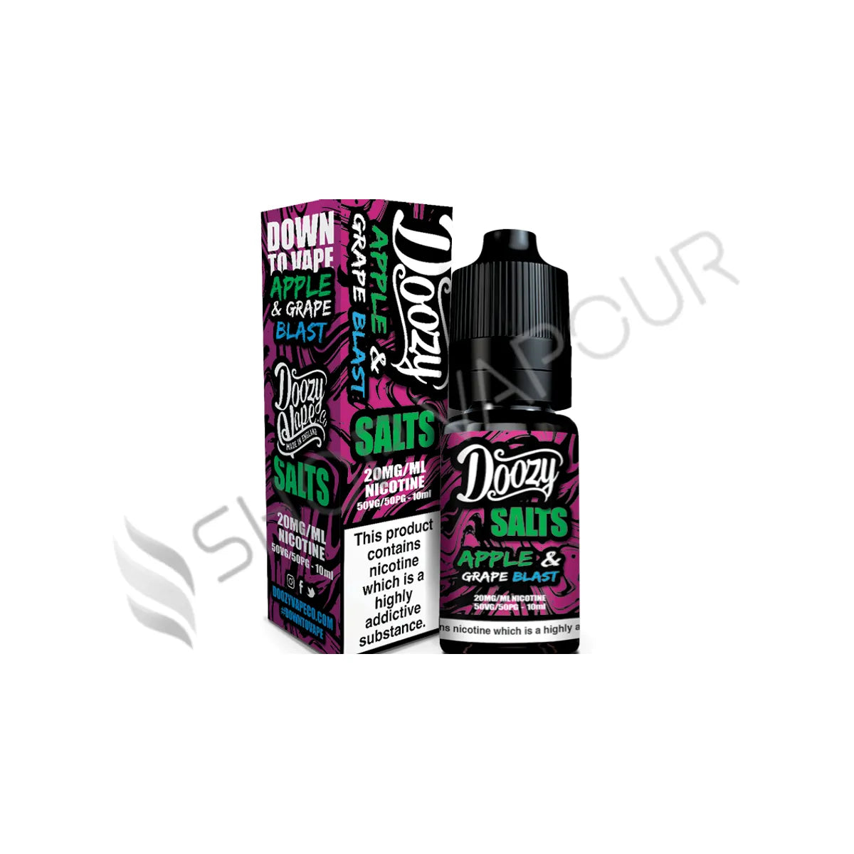 Apple Grape Blast Nic Salt E-Liquid by Doozy Salts