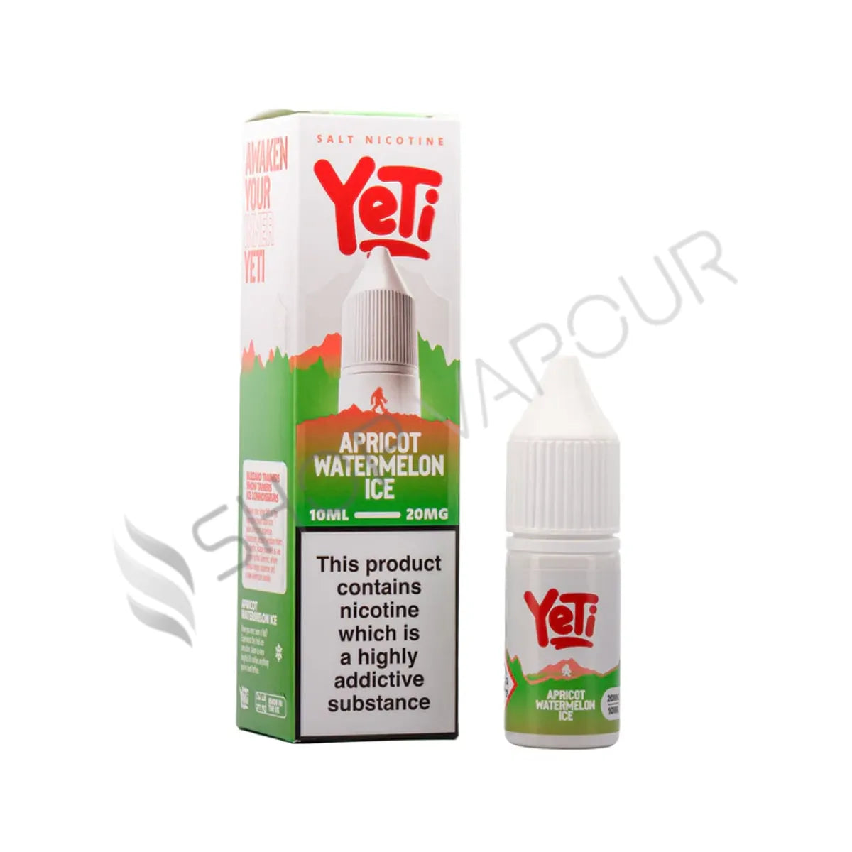 Apricot Watermelon Ice Nic Salt E-Liquid by Yeti