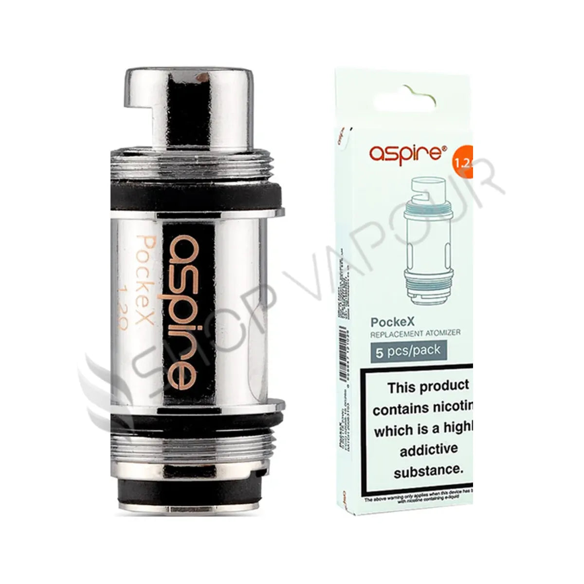 Aspire PockeX Replacement Coils - 1.2 Ohm