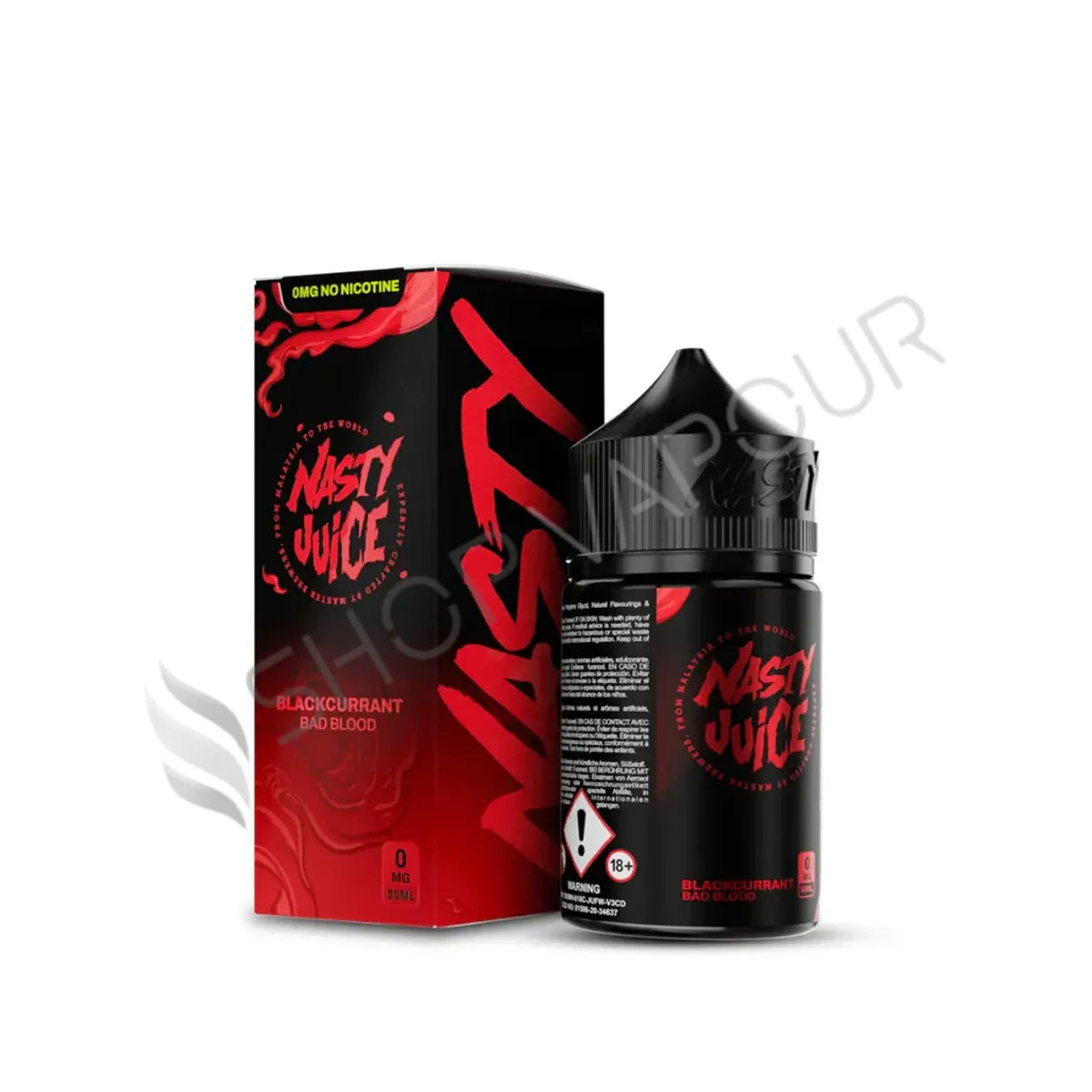 Bad Blood 50ml Shortfill E-Liquid by Nasty Juice