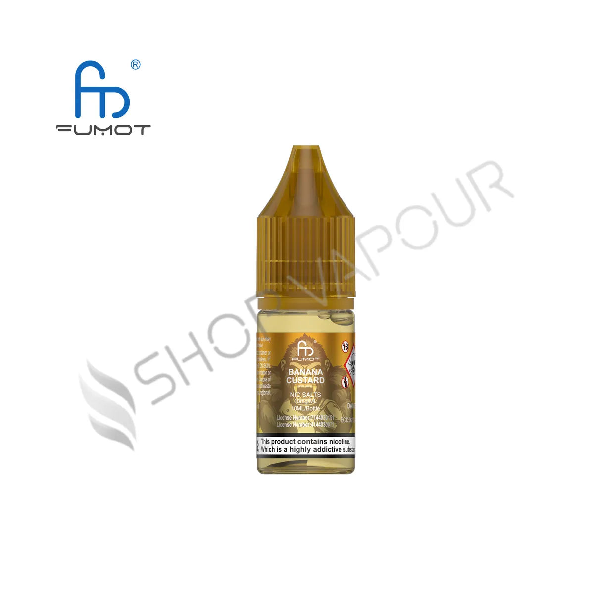 Banana Custard Nic Salt E-Liquid by RandM 7000