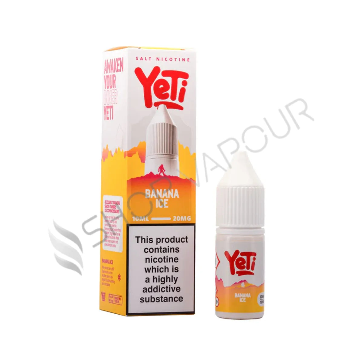 Banana Ice Nic Salt E-Liquid by Yeti