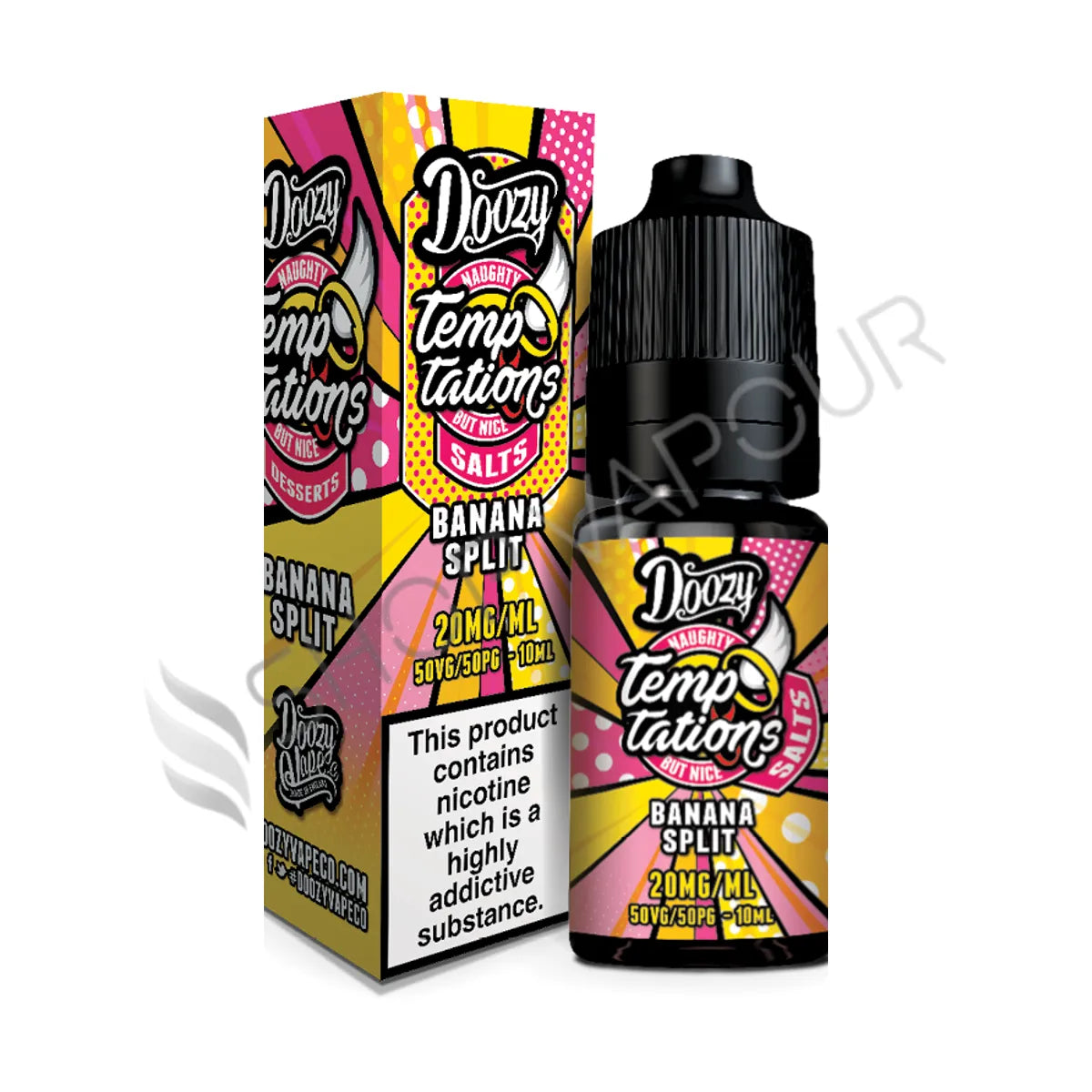 Banana Split Nic Salt E-Liquid by Doozy Temptations