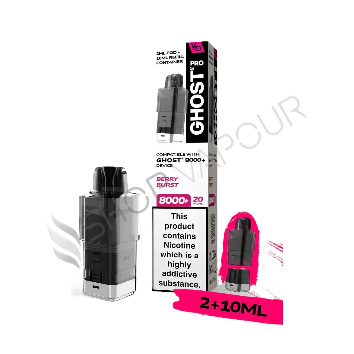 Berry Burst Pro 8000+ Prefilled Pod & Refill by Ghost