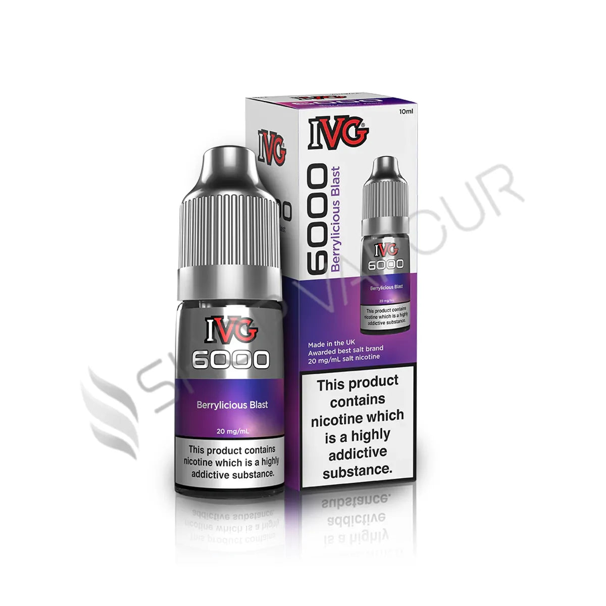 Berrylicious Blast Nic Salt E-Liquid by IVG 6000