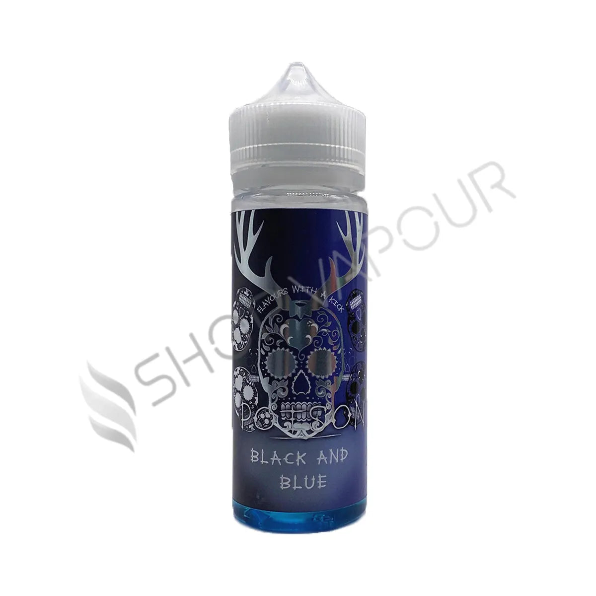 Black & Blue 100ml Shortfill E-Liquid by Poison