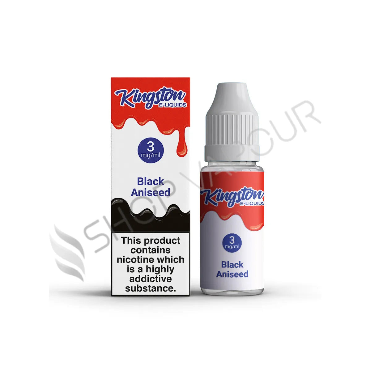 Black Aniseed 10ml E-Liquid by Kingston