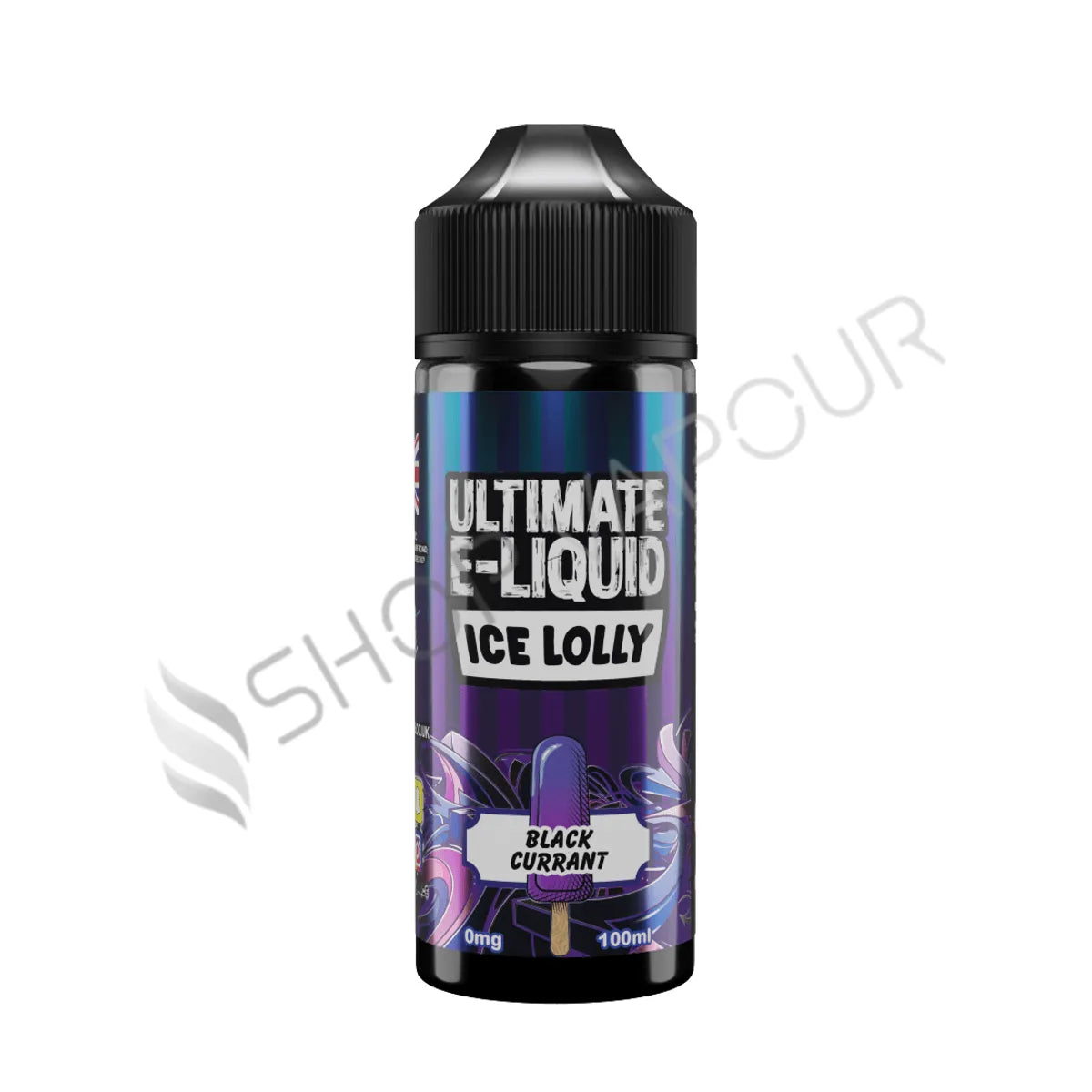 Blackcurrant 100ml Shortfill E-liquid by Ultimate Juice Ice Lolly