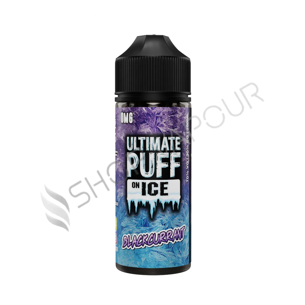 Blackcurrant 100ml Shortfill E-Liquid by Ultimate Puff On Ice