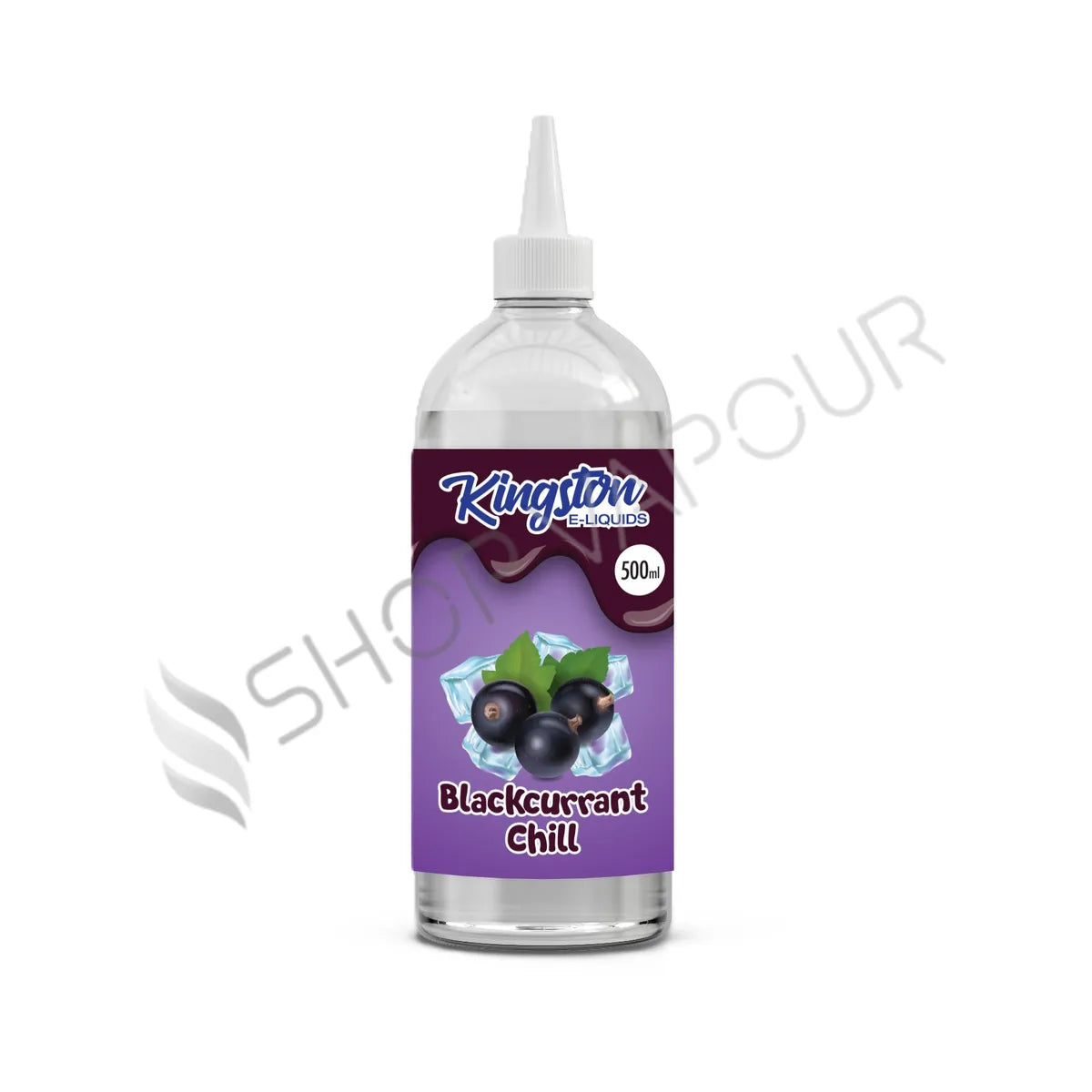Blackcurrant Chill 500ml Shortfill E-Liquid by Kingston
