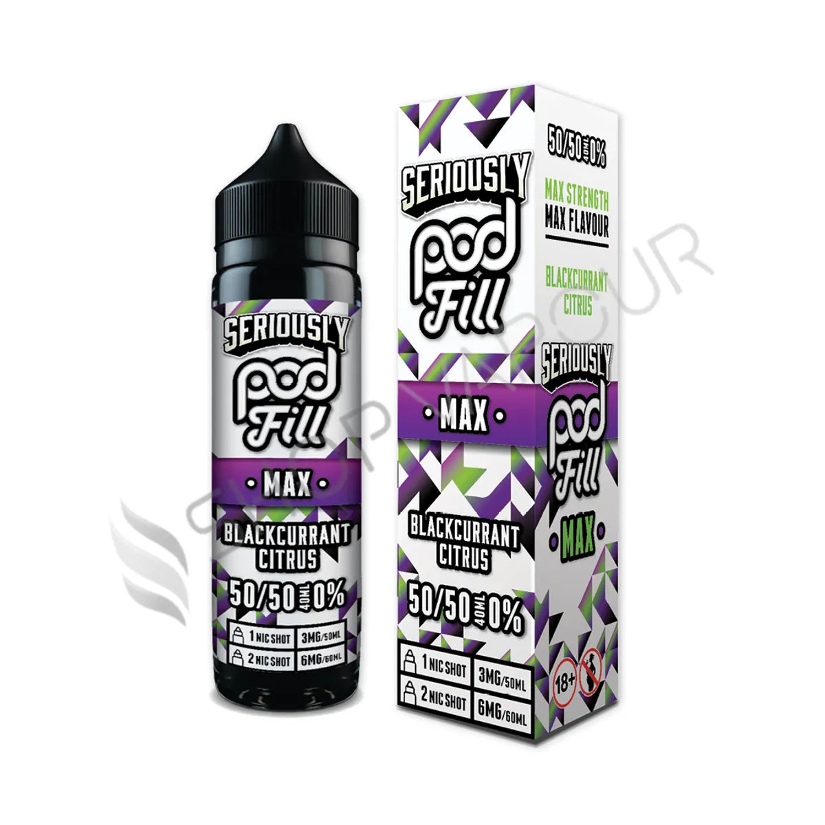 Blackcurrant Citrus 40ml Shortfill E-Liquid by Seriously Pod Fill Max