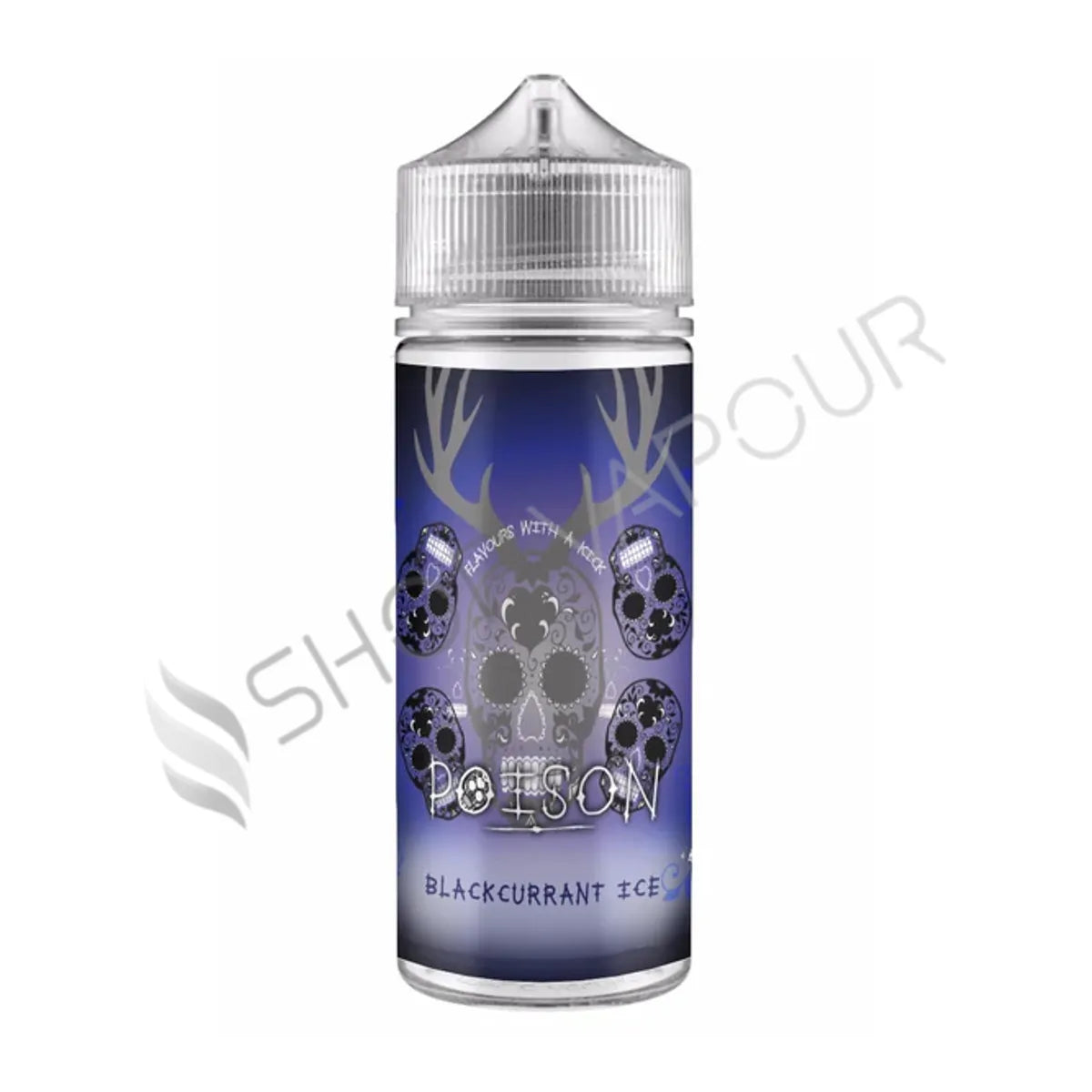 Blackcurrant Ice 100ml Shortfill E-Liquid by Poison