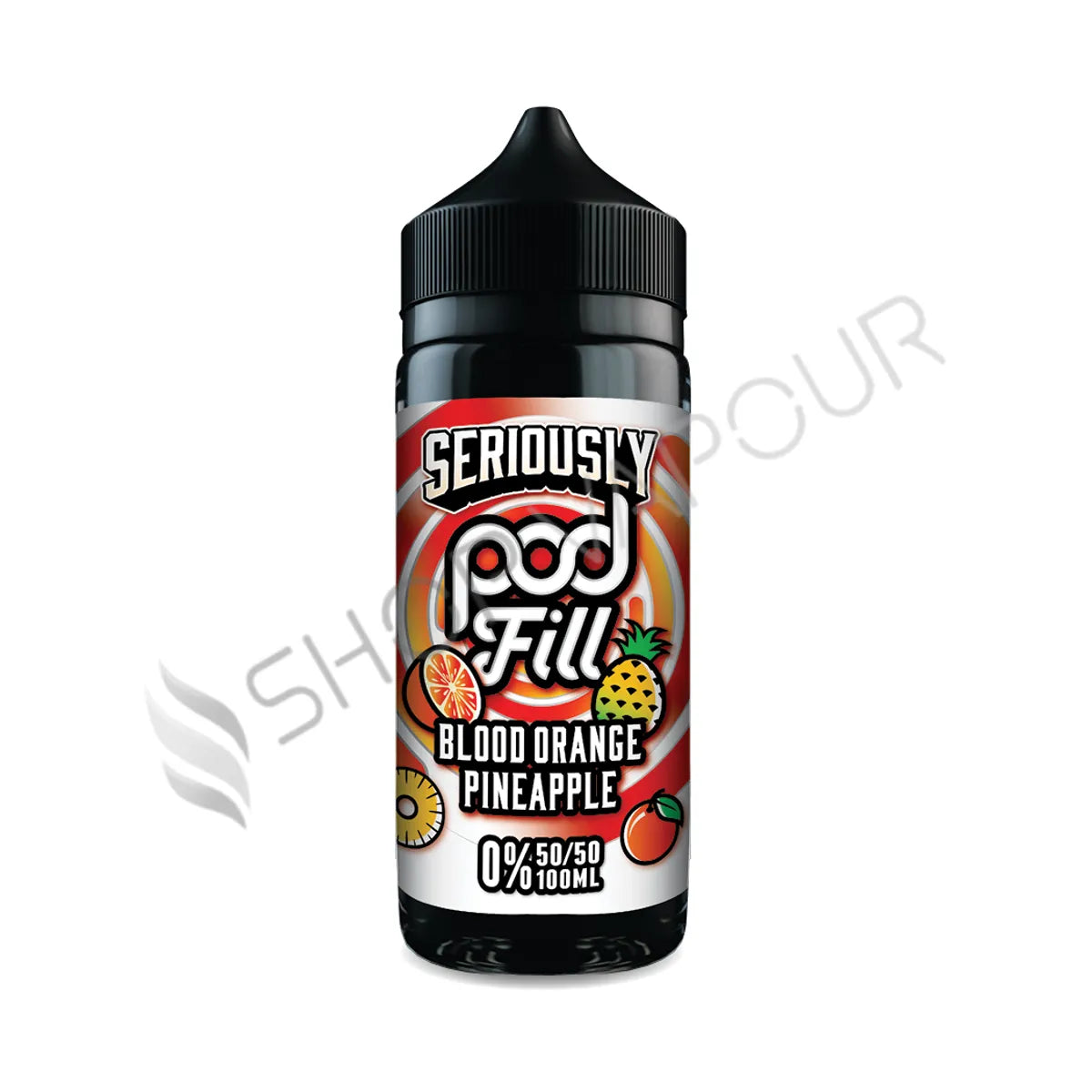 Blood Orange Pineapple 100ml Shortfill E-liquid by Seriously Pod Fill