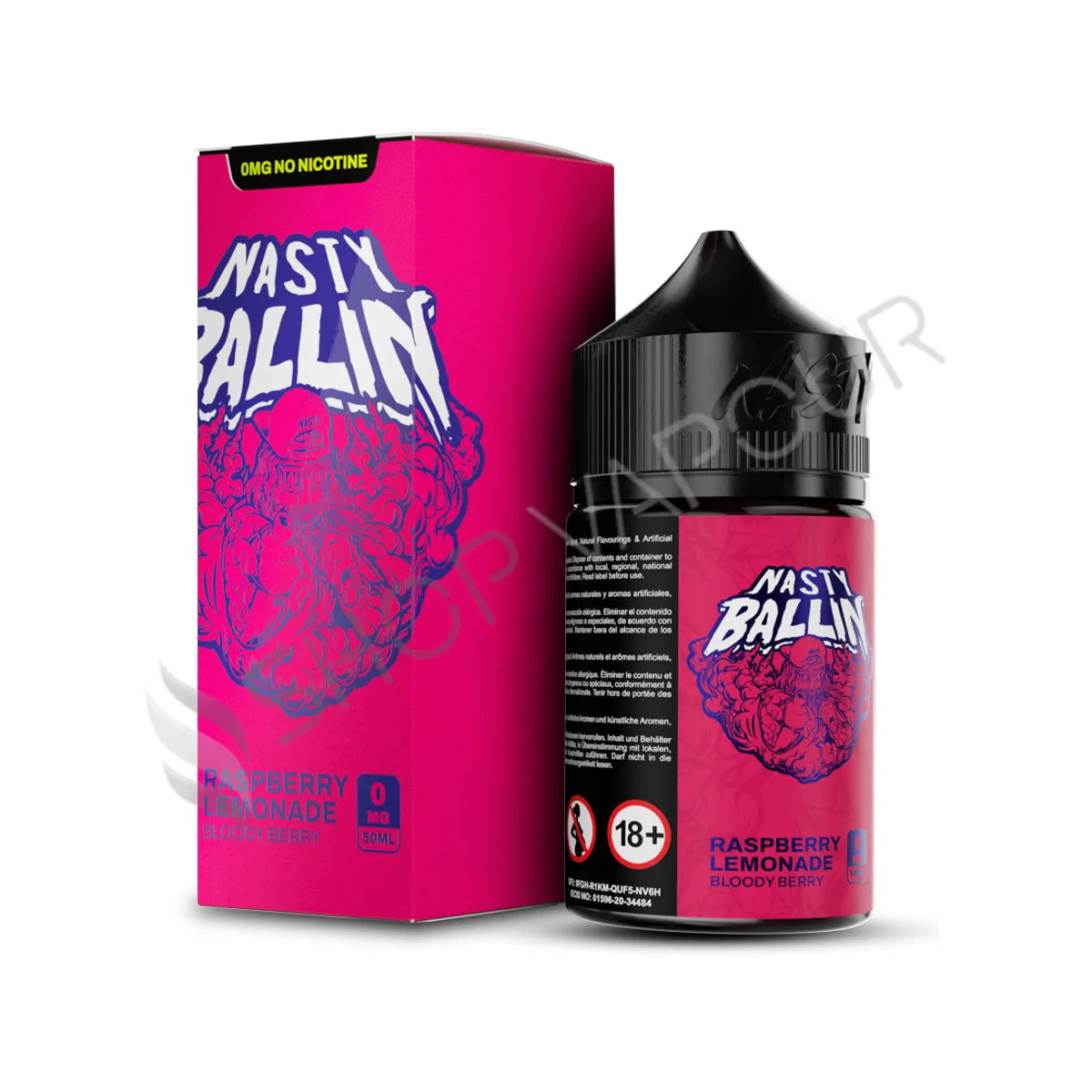 Bloody Berry 50ml Shortfill E-Liquid by Nasty Ballin Series