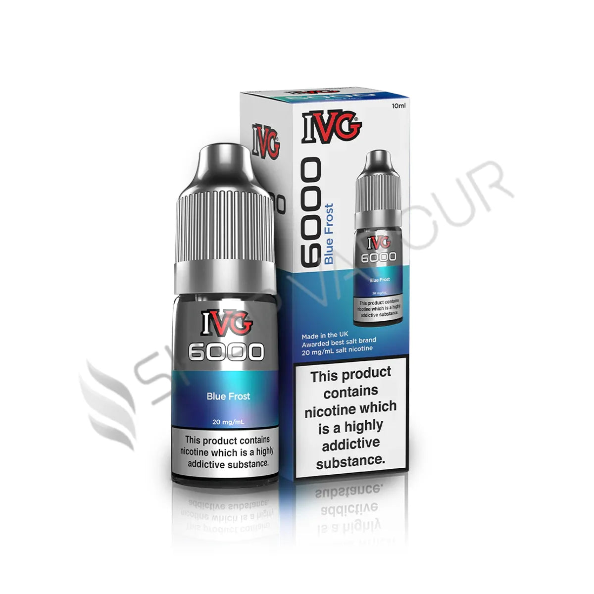 Blue Frost Nic Salt E-Liquid by IVG 6000