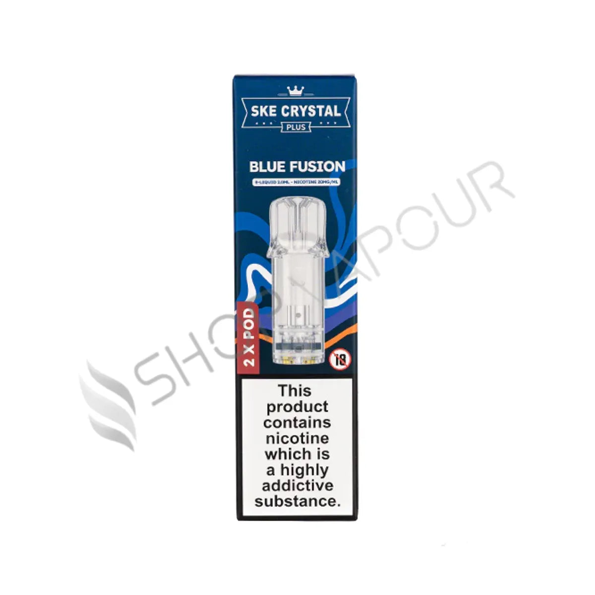 Blue Fusion Crystal Plus Prefilled Pods by SKE