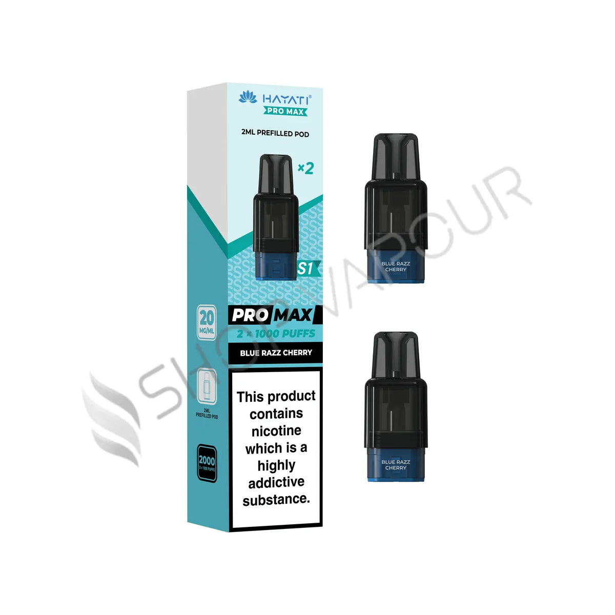 Blue Razz Cherry Pro Max S1 Prefilled Pods by Hayati
